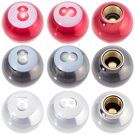 12Pcs 3 Colors Plstic Tire Valve Stem Caps FIND-SP0005-74-1