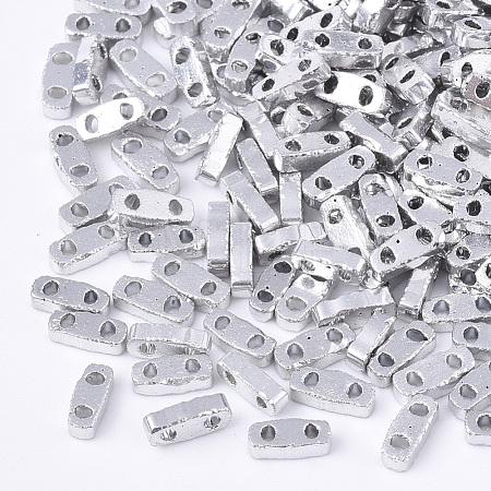 Electroplate Opaque Glass Seed Beads SEED-S023-20A-03-1