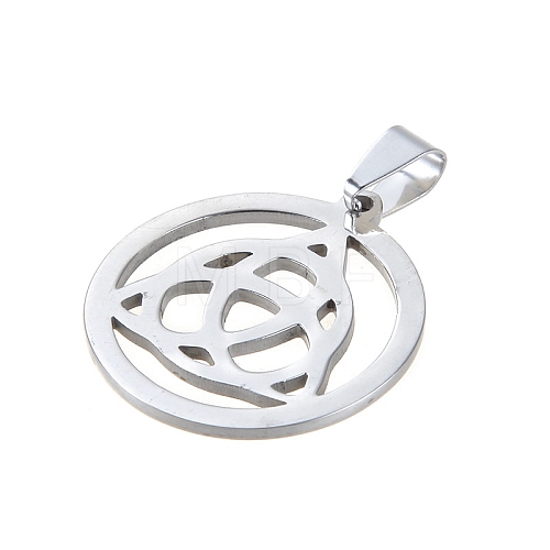 Anti-Tarnish 304 Stainless Steel Pendants PW-WG2E867-06-1