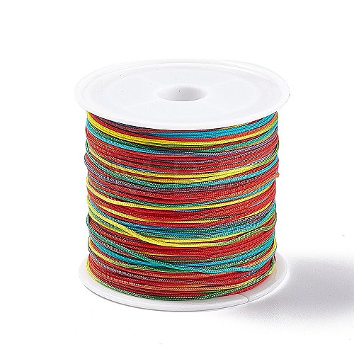 50M Segment Dyed Nylon Chinese Knotting Cord NWIR-A008-02A-1