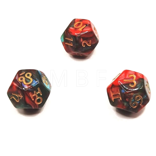 Acrylic Polyhedral Dice PW-WG8E553-14-1