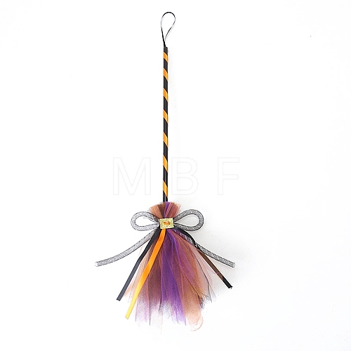 Halloween Witch Broom Ornament PW-WG20721-13-1