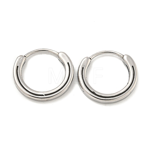 316 Surgical Stainless Steel Hoop Earrings EJEW-D096-11E-AS-1
