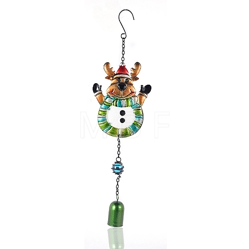 Christmas Glass Wind Chimes PW-WG1F002-11-1