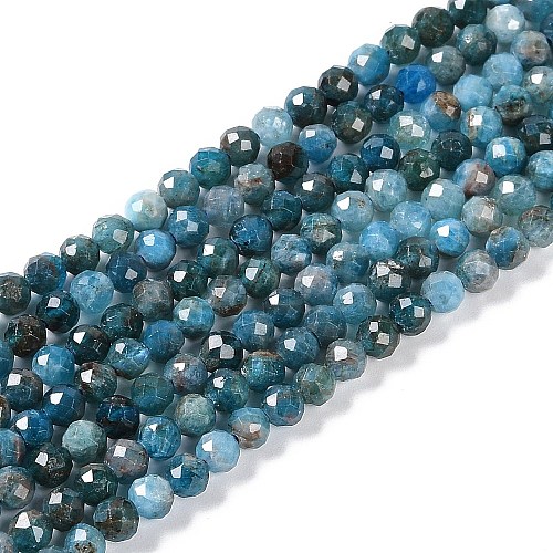 Natural Apatite Beads Strands G-N342-34-1