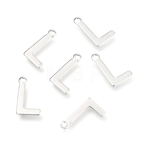 Non-Tarnish 201 Stainless Steel Charms STAS-C021-06P-L-1