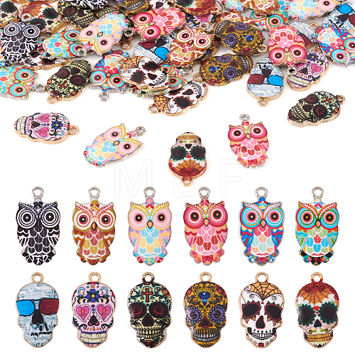 Alloy Enamel Pendants ENAM-TA0002-07-1