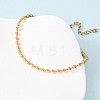 304 Stainless Steel Ball Chain Bracelets BJEW-C134-01C-G-3