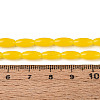 Imitation Jade Glass Beads Strands GLAA-T028-15J-03-4
