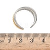304 Stainless Steel Cuff Open Rings RJEW-Z121-02GP-10-5