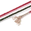 30M Segment Dyed Macrame Cotton Cord OCOR-T018-01D-3