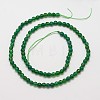 Natural Green Onyx Agate Bead Strands G-G882-4mm-A01-3
