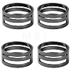 4Pcs Brass Rings RJEW-YW0001-06B-1