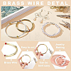 2Pcs 2 Colors Brass Wire FIND-BC0003-77-4
