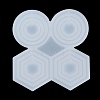 Hexagon/Round/Ring DIY Pendant Silicone Molds SIMO-R002-04-5