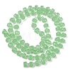 Imitation Jade Glass Beads Strands GLAA-P076-01B-02-2