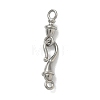304 Stainless Steel S-Hook Clasps STAS-G373-04P-02-1