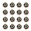 Golden Plated Alloy Charms LS-X-ENAM-S118-02D-2
