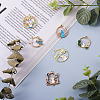 Cheriswelry 48Pcs 12 Style Alloy Crystal Rhinestone Pendants ENAM-CW0001-18-12
