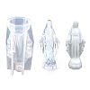 3D Religion Virgin Mary Display Decoration Silicone Molds DIY-A046-03-2