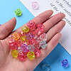 Transparent Acrylic European Beads X-MACR-S373-56B-5