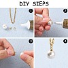 Brass Cup Pearl Peg Bails Pin Pendants KK-H759-29D-G-2