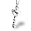 Stainless Steel Heart Key Pendant Necklaces SX1430-1-1