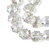 Electroplate Transparent Glass Beads EGLA-H112-04HP-02-3