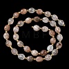Natural Copper Rutilated Quartz Beads Strands G-F809-A41-01-4