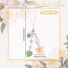 1Pc Alloy Polyester Mobile Straps AJEW-BM0001-22B-2