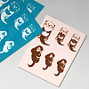 Silk Screen Printing Stencil DIY-WH0341-271-6