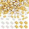  280Pcs 2 Colors Electroplated Glass Seed Beads SEED-NB0002-03-1