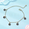 Alloy Enamel Charm Bracelets BJEW-JB13169-01-1