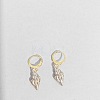 Ocean Theme Alloy Enamel Conch Leverback Earrings FS-WG4EEAF-08-1