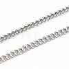 304 Stainless Steel Curb Chains CHS-O005-21B-1