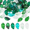 60Pcs 6 Styles Transparent Glass Pendants GLAA-ME0001-11-1