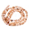 Natural Hematoid Quartz/Ferruginous Quartz Heishi Beads Strands LS-G-A299-A19-01-3