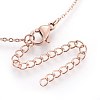 (Jewelry Parties Factory Sale)304 Stainless Steel Initial Pendant Necklaces NJEW-G321-04RG-U-3