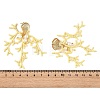 Glass Seed Beaded Stud Earrings for Women EJEW-MZ00781-02-5
