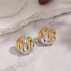 Nuggets 304 Stainless Steel Stud Earrings WQ1047-6