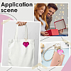 15Pcs 15 Colors Alloy Keychains KEYC-GO0001-21-5