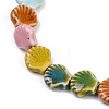 Glazed Porcelain Beads Strands X-PORC-Q002-01A-11-2