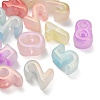 Two Tone Opaque Acrylic European Beads AC-CBA5040-05-1
