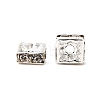 Brass Rhinestone Spacer Beads RSB072-01S-2