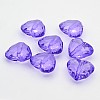 Transparent Acrylic Beads X-PL318Y-7-2