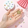 21Pcs 7 Colors Spray Painted Alloy Beads FIND-YW0012-67-3