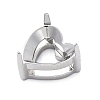 304 Stainless Steel Rhinestone Claw Settings LS-STAS-U042-05B-P-2