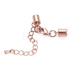 Brass Chain Extender KK-L089-03RG-NF-2