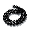Natural Black Onyx Beads Strands G-Z024-03A-3