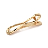 Alloy Alligator Hair Clips AJEW-A061-01D-G-2